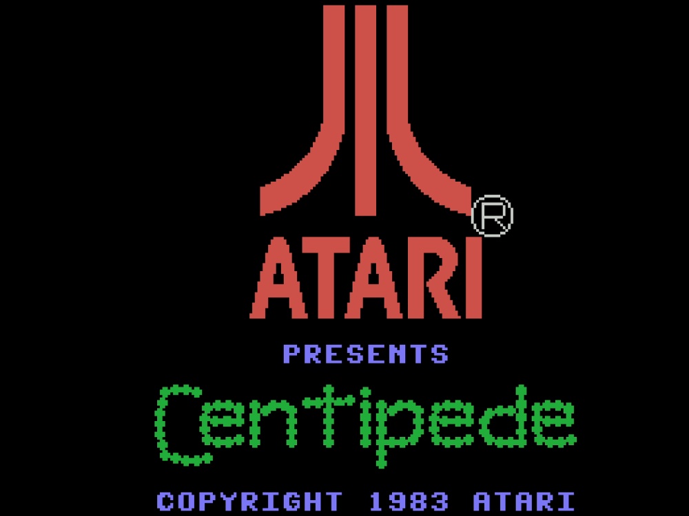 Title Screen of Centipede for Colecovision